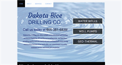 Desktop Screenshot of dakotabicedrilling.com